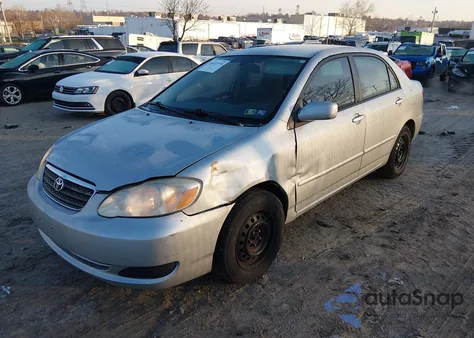 2007 Toyota Corolla Le из США, поврежденный, VIN 2T1BR32E47C744094